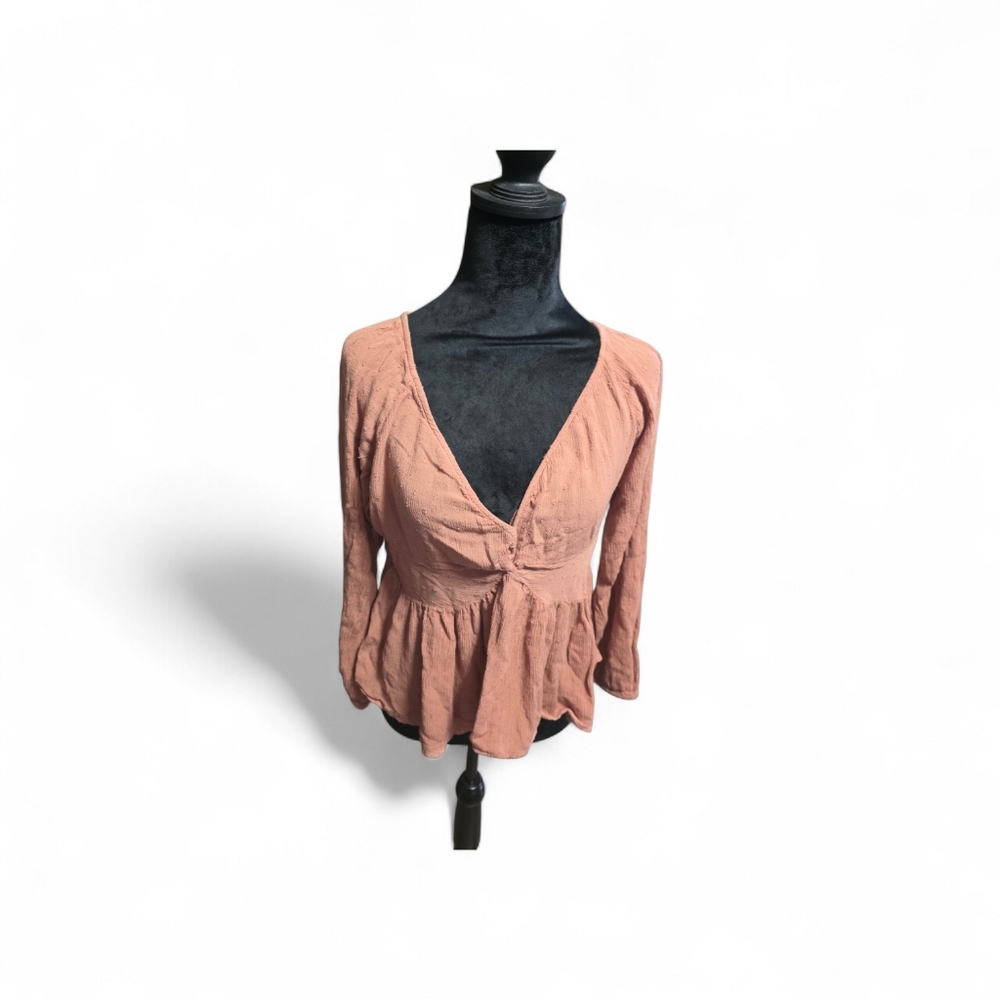 American Eagle Outfitters Pink Blouse